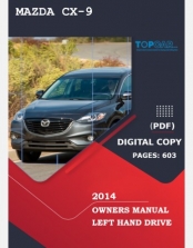 MAZDA CX-9 2014 OWNERS MANUAL